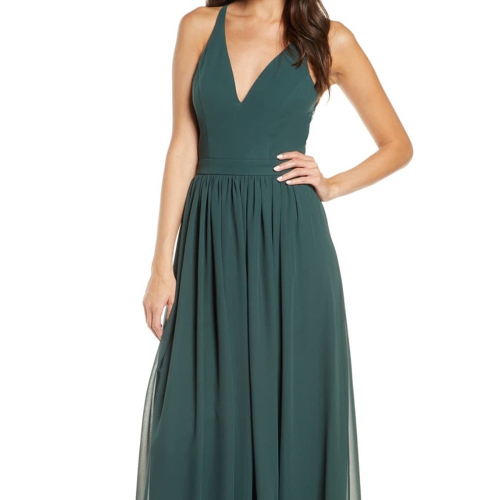 NWT LuLus Everlasting Beauty Lace Back Chiffon